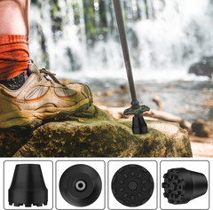Rubber Tip for Trekking Poles Hiking Sticks Walking Canes Ski Poles Replacement