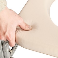 4 in 1 Commode Chair 300lbs Aluminum Shower Wheelchair Bath Seat Medical Elderly