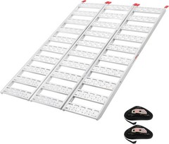 Aluminum Tri-Fold Motorcycle/ATV Loading Ramp 1500LB Rust-Resistant 76x50in