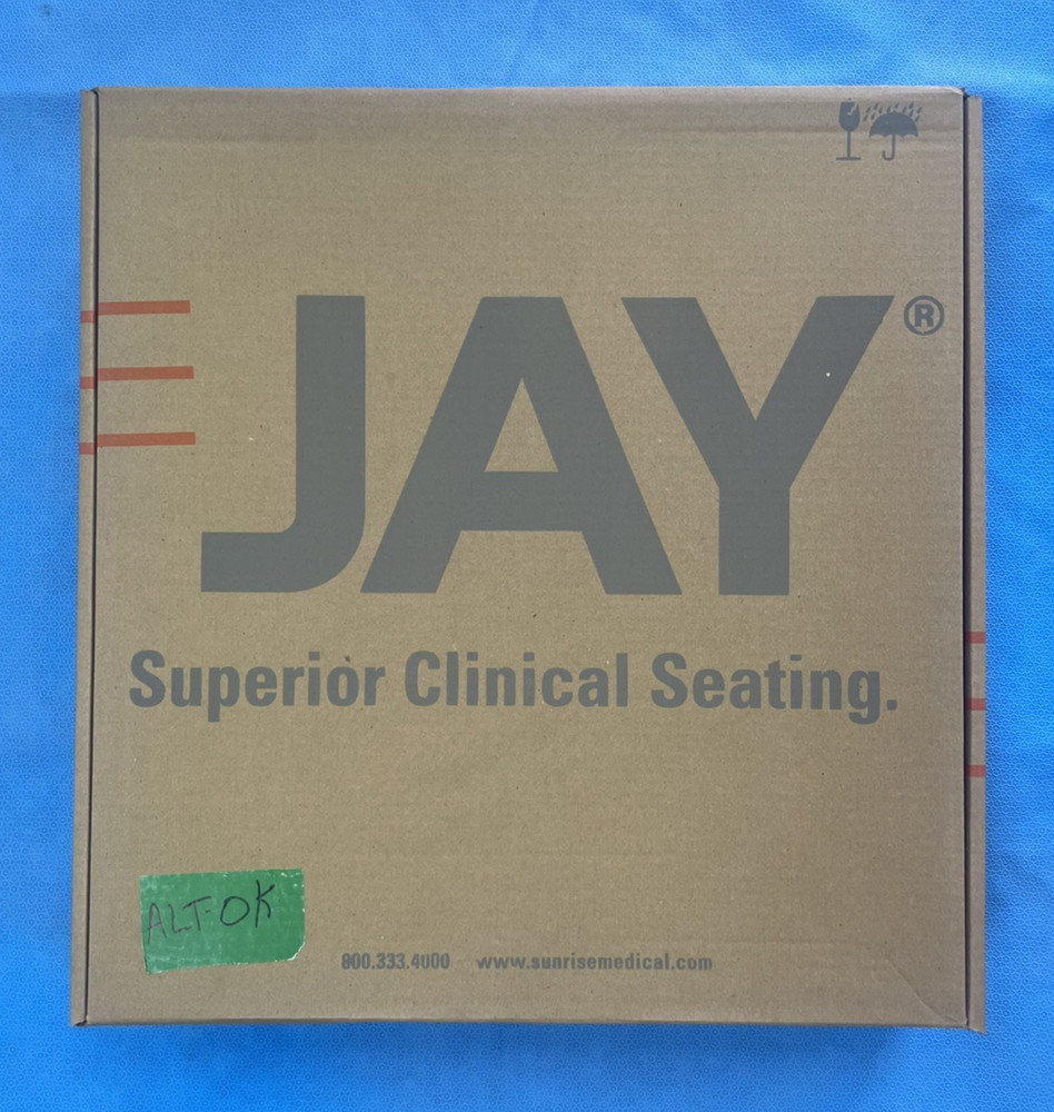 Sunrise Medical Jay J2 Deep Contour Wheelchair Seat Cushion 18″x18″ #2488A New
