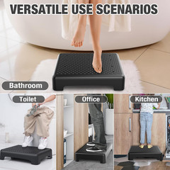 Hbtower Mobility Step Stool for Adults & Seniors – Non-Slip Platform Indoor and