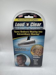 NEW Loud N Clear Personal Sound Amplifier Ear Piece As Seen On TV ~ SEALED