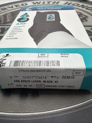 Med Spec ASO with Stays Ankle Stabilizer Brace Black „X-Large“ New in Box