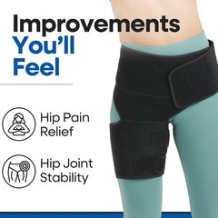 Hip Brace Support Compression Wrap for Sciatica Groin Strain Pain Relief