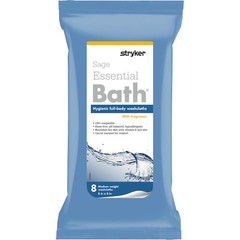 Stryker Sage Essential Bath Full-Body Washcloths, Medium Weight, Scented
