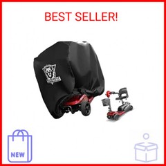 XYZCTEM 600D Waterproof Scooter Cover Black Power Assisted Mobility Scooter Cove