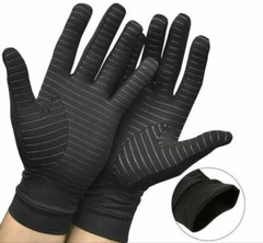1/2/3/5/10Pairs Compression Full Finger Gloves Hand Wrist Support Glove Black US