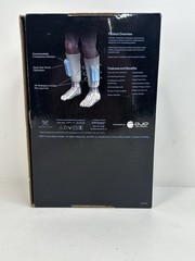 VenaPro Wearable Leg Compression Sleeve System White Battery Operated One Touch