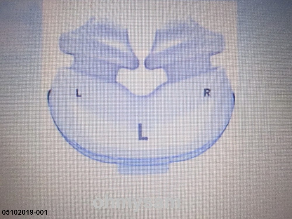 2 NEW AirFit P10 CPAP MASK REPLACE NASAL PILLOW L (BLUE) M (GRAY) S (CLEAR)