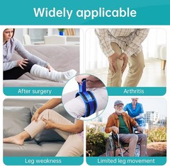 2-Pack Thigh/Leg Lifter Strap, Pull Belt, Transfer Device for Elderly & Disabled