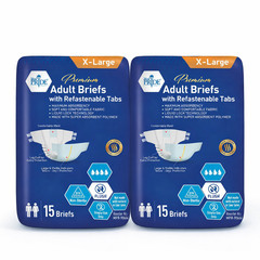MED PRIDE Adult Briefs XL | Maximum Absorbency Refastenable Tab Diapers 30–60ct