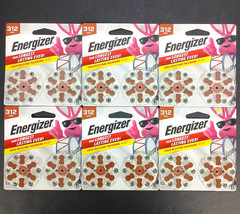 *72 Count* Six 12-packs ENERGIZER 312 1.45V Hearing Aid Battery Exp 12/2029