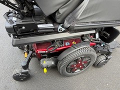 Quantum Edge 3 Power Wheelchair iLevel Joystick Control Red Black