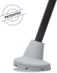 7/8 Inch Wide Base Non-Slip Crutch Tips – Durable Rubber for Enhanced Stability