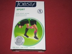 Jobst Sport Active Medical Compression Stockings – X-Lge, White, 20-30mmHg