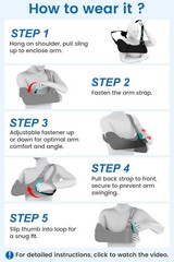 Lightweight and Comfortable Arm Sling – Perfect for Shoulder and Elbow Injuries