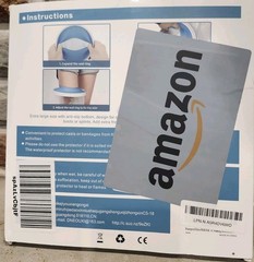 Adult Full Leg Extra Wide Shower Bath Cast Cover Anti Slip Waterproof Reusable