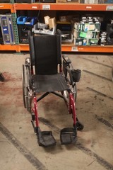Sunrise Medical Quickie 2 Folding Wheelchair 17″ x 15″ Frame – Red – Parts Only