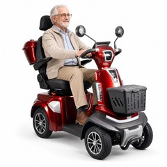 Veloinno 500W 4-Wheel Mobility Scooter for Seniors 12mph Range 37 Miles 500lbs