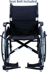 Durable 24 lbs Karman Lightweight Wheelchair with Safety Features Included
