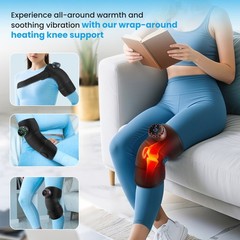 Touch Screen Shoulder Massager 5 Level 40℃-60℃ Heated Brace Pain Relief for Knee