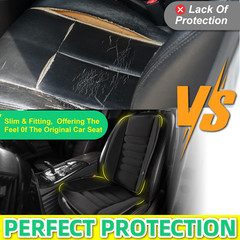 Kingphenix Car Seat Cushion with Back Support Pillow: Enhanced Comfort Memory Fo
