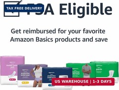 Amazon Basics Women’s Incontinence Pads, Bladder Control & Postpartum, Light Abs