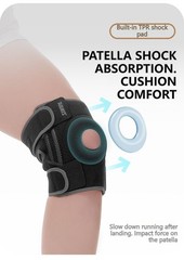 Aolikes 1pcs Knee Brace for Women & Men with Side Stabilizers, Patella Knee Brac