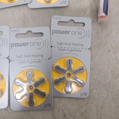 8 Packs Power One Size 10 Hearing Aid Batteries p10