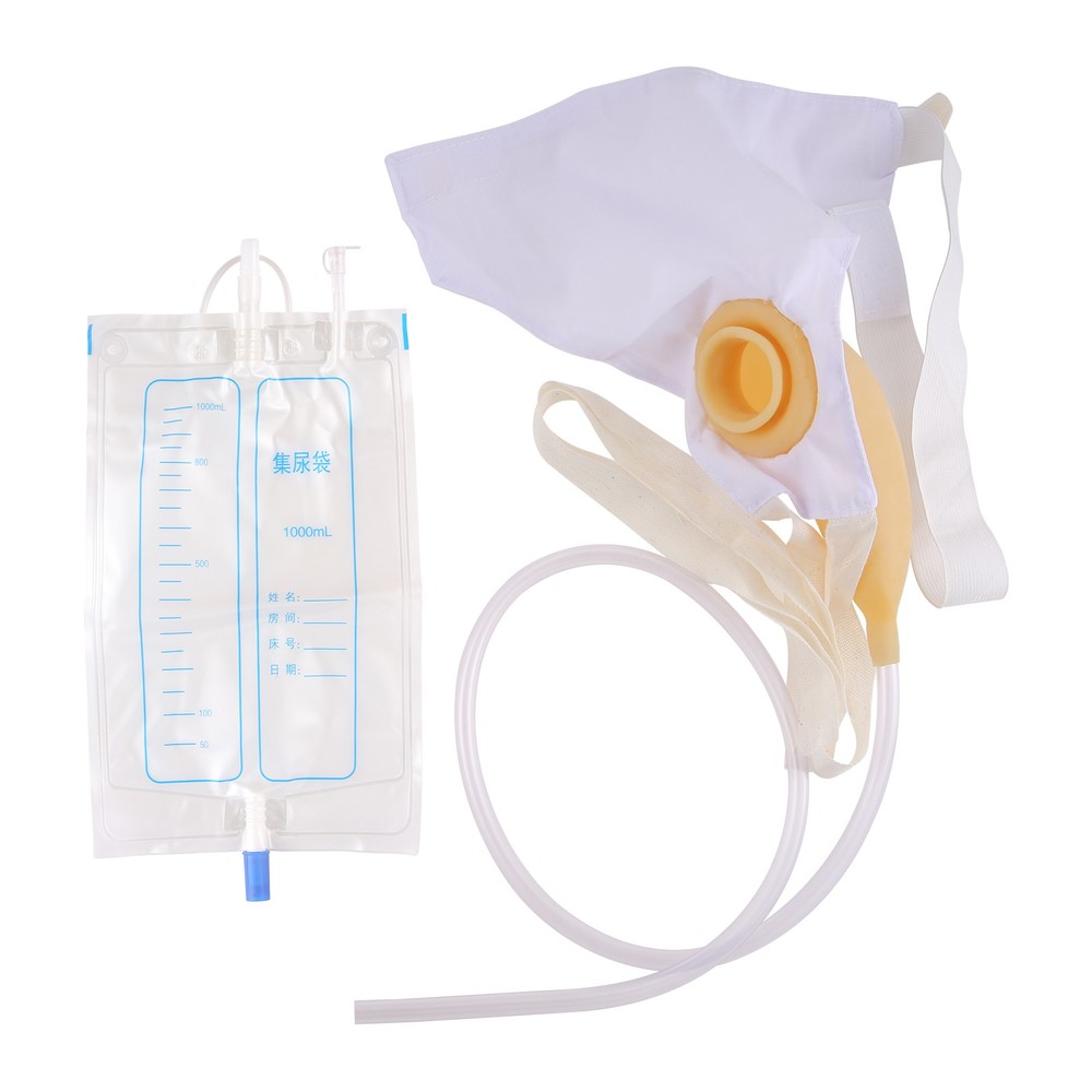 Reuseable Male Pee Holder Portable Wearable Urinal Bag Collector for elderly Men