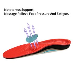 Orthotic Insole High Arch Foot Support Flat Feet Plantar Fasciitis inner soles