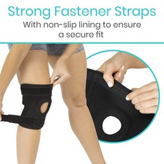 Vive Hinged Knee Brace with Side Stabilizers – Stabilizing Support with Open