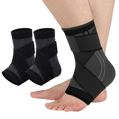 Ankle Braces for Men & Women, 2 pcs Ankle Compression Sleeve Plantar Fasciitis
