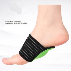 1Pair Elastic Orthopedic Insole Flat Foot Corrector Arch Support Pain Relief Pad