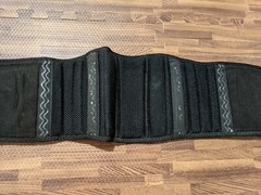 B601 BraceUP Lumbar Back Support Brace Belt Black Size S / M