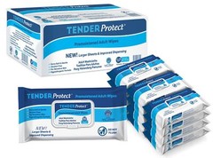 TENDERProtect® Adult Wipes with Aloe, Extra-Large Washcloth (9×12) for Incont…