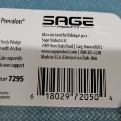 Prevalon Turn and Position System (TAP) 2.0 Body Wedges SAGE #7295 Sealed, New
