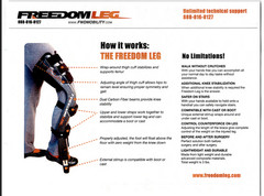 Freedom Leg Off-Loading Brace (Regular-Standard)