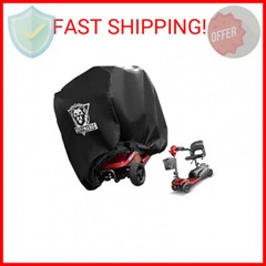 XYZCTEM 600D Waterproof Scooter Cover Black Power Assisted Mobility Scooter Cove
