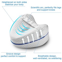Vertdens Leg Pillow, Knee Pillow for Side Sleepers, Pillows White