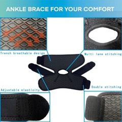 Ankle brace Support – Compression Support for Sprained Ankle – Adjustable Straps