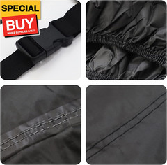 600D Waterproof Scooter Cover Black Power Assisted Mobility Scooter Cover (48 in