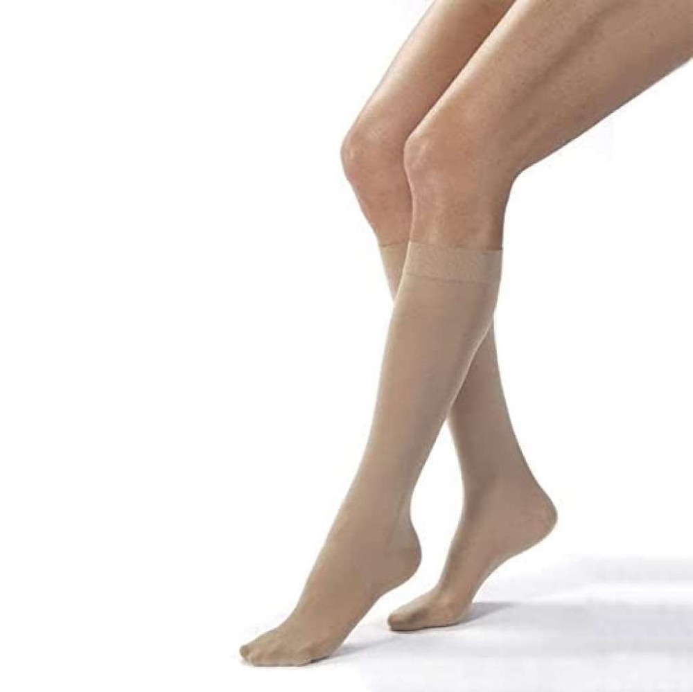 JOBST Opaque Knee High 20-30mmHg (Silky Beige/Natural) Medium