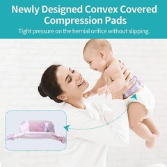 Hernia Belt for Baby，Umbilical Hernia Belt with Convex Covered Compression Pa…