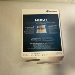 Bauerfeind LordoLoc Lumbar Orthosis Back Support Brace Size 2 Titan