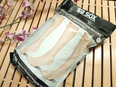 SB SOX 3 Pair Compression Socks S/M 15-20mmHg Beige Men 6-9 Women 7-10 NEW