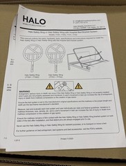 Halo Safety Ring Single Assisted Living Bed Assistance #77301 One Sided