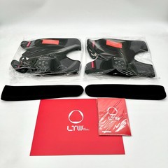 New LYW KneePro 2X Red Light Therapy Knee Brace – 2 Pieces (Black)