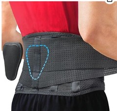 Sparthos SPH-BB-06 Back Support Belt, Size S – Black
