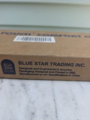 Cool Touch Comfort Seat Cushion NIB Blue Star Trading Gray Foam